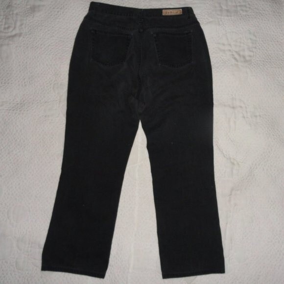 Vintage Bill Blass Jeans Sz 14 Black - Picture 2 of 6